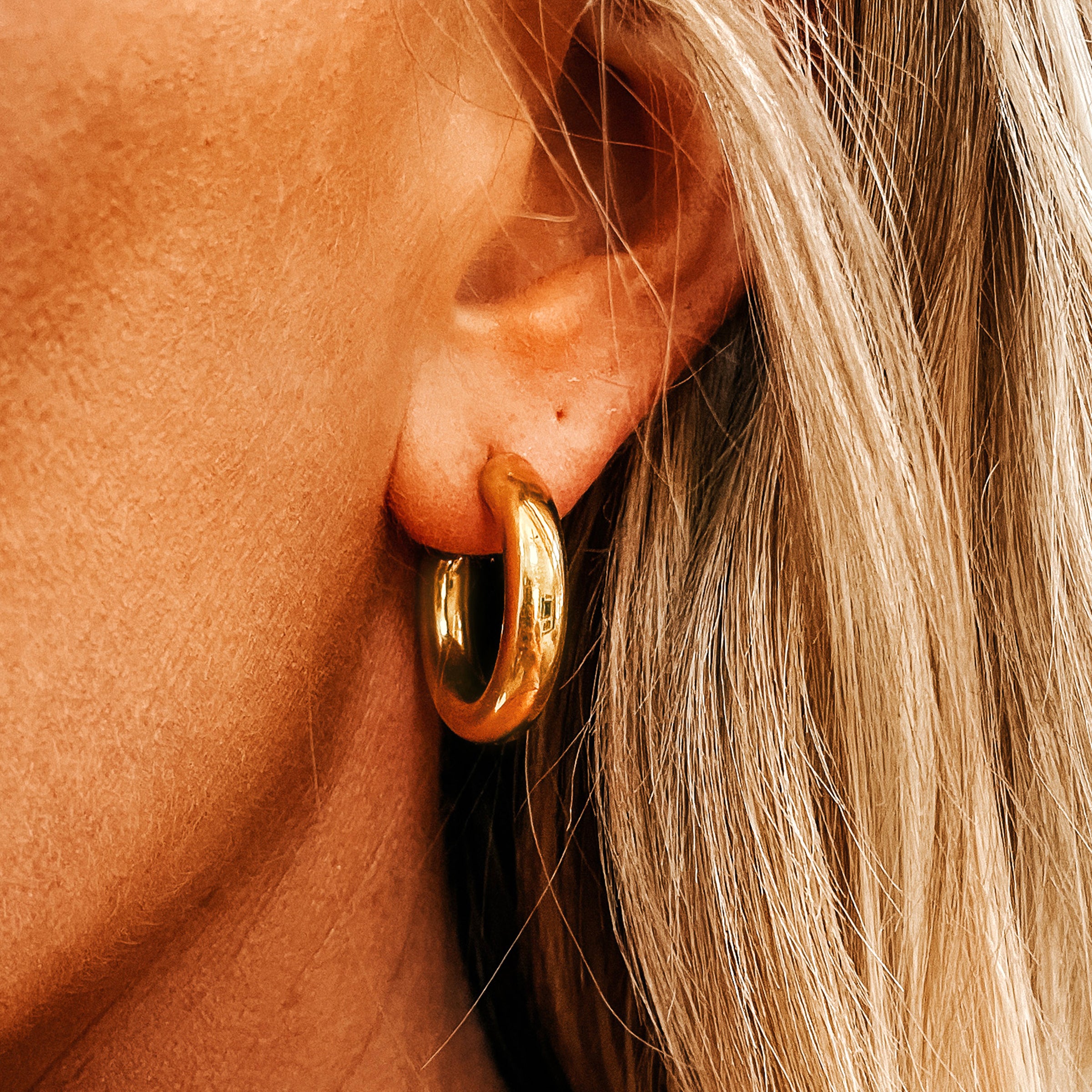 14kt Yellow Gold Hoop Earrings | Costco